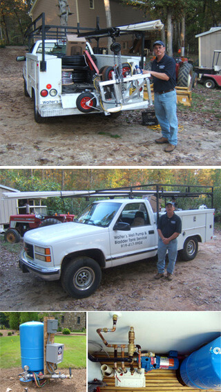 Walter with truck and equipment